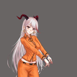 This is a pixiv picture whose title is 囚徒.