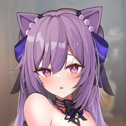This is a pixiv picture whose title is 刻晴.