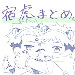 This is a pixiv picture whose title is 宿虎まとめ（六）.