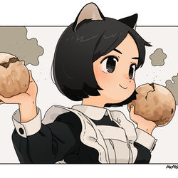 This is a pixiv picture whose title is フスー.