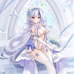 This is a pixiv picture whose title is 96的花嫁~.
