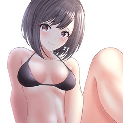 This is a pixiv picture whose title is 水着　絵名.