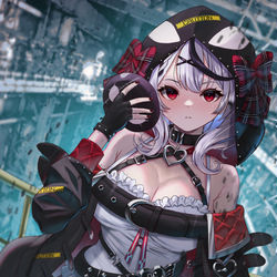 This is a pixiv picture whose title is 沙花叉クロヱ.