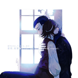 This is a pixiv picture whose title is 【skeb】「今は眠ろう」.