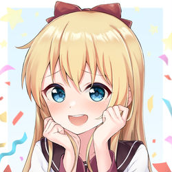 This is a pixiv picture whose title is 京子誕.