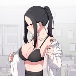 This is a pixiv picture whose title is 더운 재경 선생님.