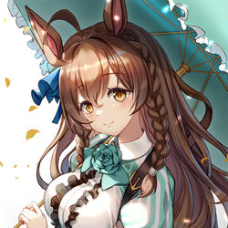 This is a pixiv picture whose title is メジロブライト.