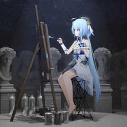 This is a pixiv picture whose title is 格蕾修.