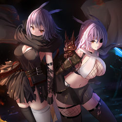 This is a pixiv picture whose title is 飛鷹隼鷹META.