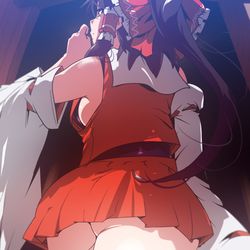 This is a pixiv picture whose title is たわわに育った妖怪退治屋さん.