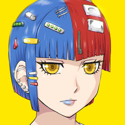 This is a pixiv picture whose title is 持ったハートは人間以上.