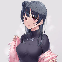 This is a pixiv picture whose title is 善子ちゃぁ.