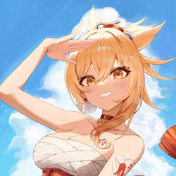 This is a pixiv picture whose title is Yoi.