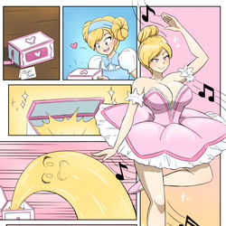This is a pixiv picture whose title is The Ballerina Box.