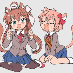 This is a pixiv picture whose title is どきどき文芸部まとめ！.
