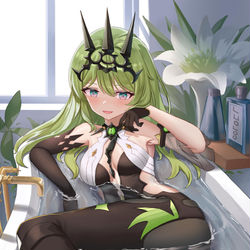 This is a pixiv picture whose title is 🐍涩.