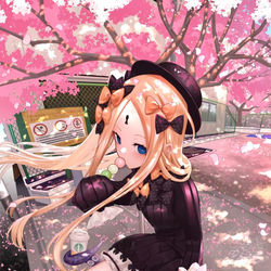 This is a pixiv picture whose title is 🌸桜アビーちゃん🍡.