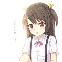 This is a pixiv picture whose title is 朝、着替えてる娘.