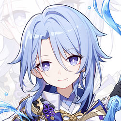 This is a pixiv picture whose title is 神里绫人.