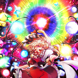 This is a pixiv picture whose title is 禁弾「スターボウブレイク」.