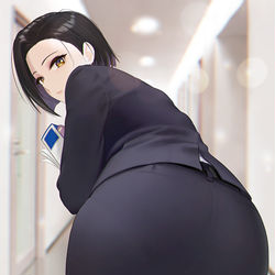 This is a pixiv picture whose title is スーツ矢式さん.