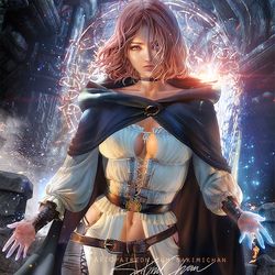 This is a pixiv picture whose title is メリナ  Melina 梅琳娜.