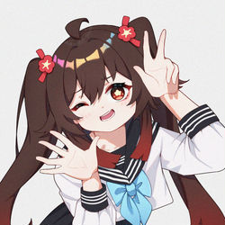 This is a pixiv picture whose title is Day5 Hu Tao~.