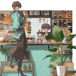 This is a pixiv picture whose title is Morgen Kaffee.