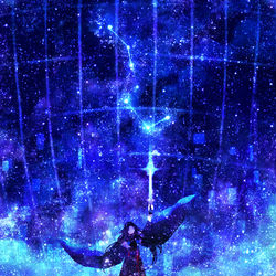 This is a pixiv picture whose title is 七星剣.