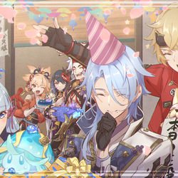 This is a pixiv picture whose title is Ver.2.6🥳🎂🍡.