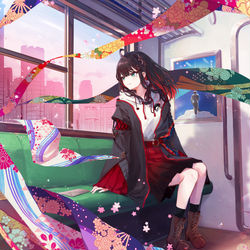 This is a pixiv picture whose title is 大正浪漫.
