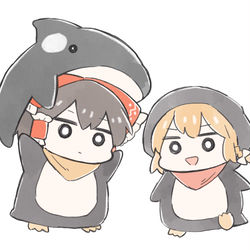 This is a pixiv picture whose title is (・Θ・ っ )つ三.