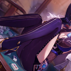 This is a pixiv picture whose title is 夜兰.