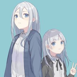 This is a pixiv picture whose title is ロリは世界を救う.