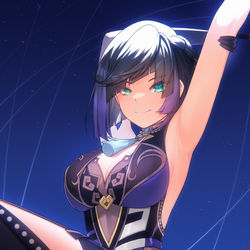 This is a pixiv picture whose title is Yelan.
