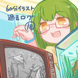 This is a pixiv picture whose title is 60分イラスト 過去ログ⑱　12月分.
