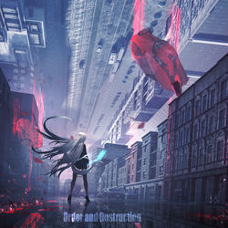 This is a pixiv picture whose title is 镜世界.