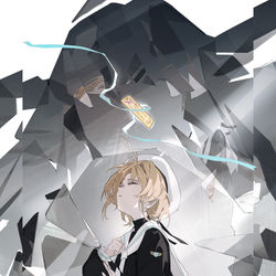 This is a pixiv picture whose title is THE MIRROR.