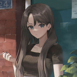 This is a pixiv picture whose title is スモーク.