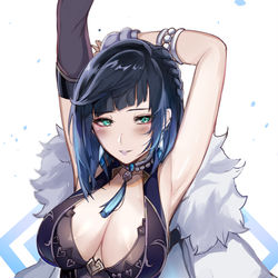 This is a pixiv picture whose title is Yelan - Genshin Impact.