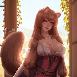 This is a pixiv picture whose title is Raphtalia.