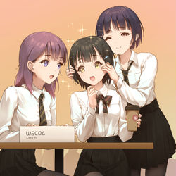 This is a pixiv picture whose title is 小織の日記  「誕生日プレゼント」.