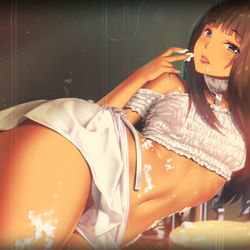 This is a pixiv picture whose title is クリーム~.