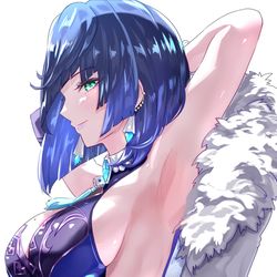This is a pixiv picture whose title is 夜蘭２.