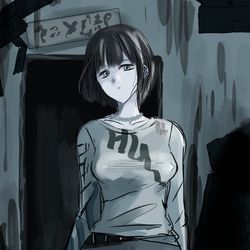This is a pixiv picture whose title is 霊とボス。.