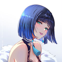 This is a pixiv picture whose title is Yelan.