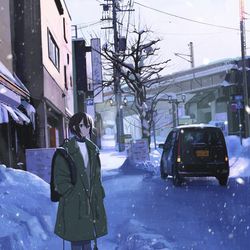 This is a pixiv picture whose title is 小樽.