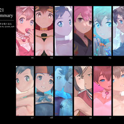 This is a pixiv picture whose title is ログ2021-1.
