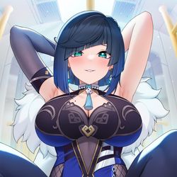 This is a pixiv picture whose title is 夜兰.