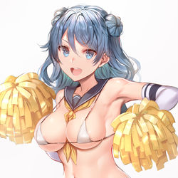This is a pixiv picture whose title is マイクロビキニチア浦風とか.